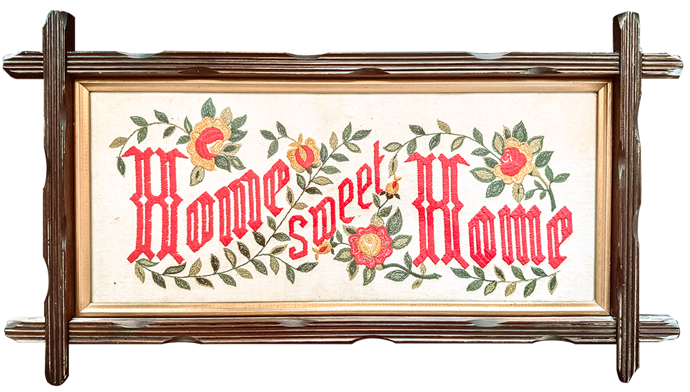 Home Sweet Home Needle Point Art